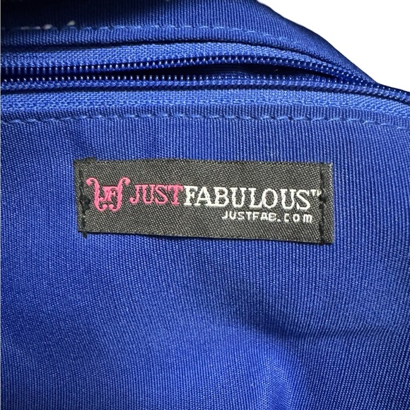 JustFab Black Faux Leather Satchel Bag with Gold Hardware - Picture 4 of 8